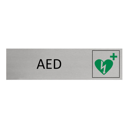 AED door sign 165x45mm - 1 pc