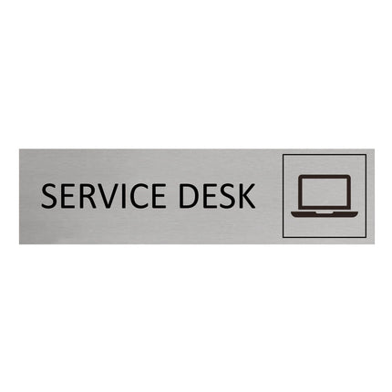 Service desk door sign 165x45mm - 1 pc