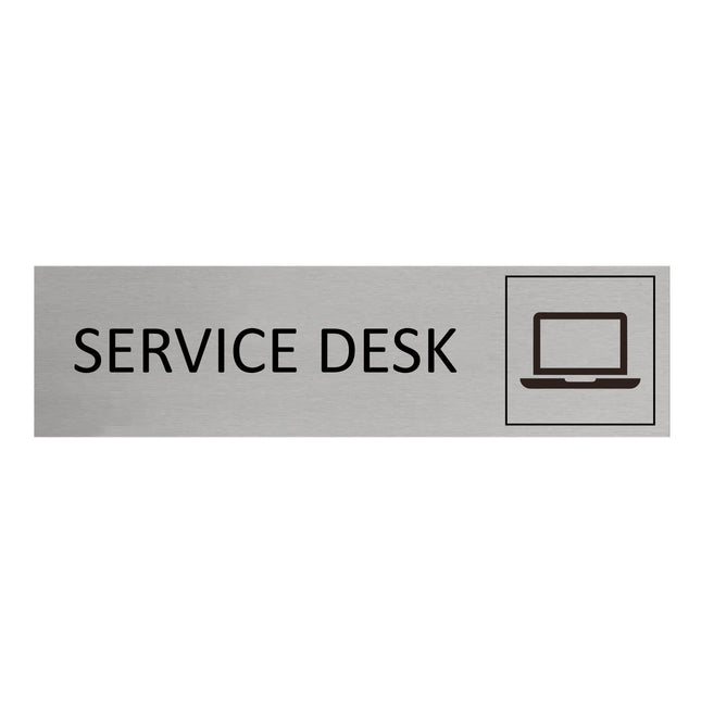 Service desk door sign 165x45mm - 1 pc