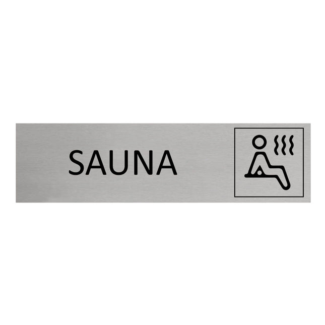 Sauna door sign 165x45mm - 1 pc