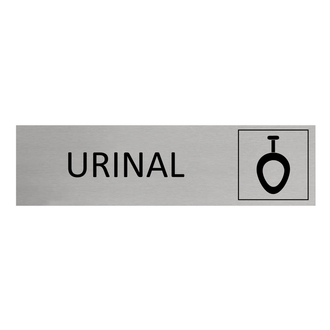 Urinal door sign 165x45mm - 1 pc