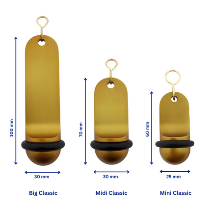 Blank Big Classic hotel keychain - 1 pc