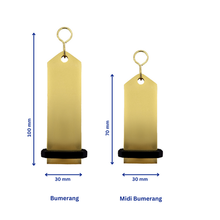 Blank Bumerang hotel keychain - 1 pc