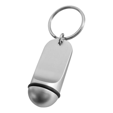 Petito hotel keychain silver engraved - 1 pc