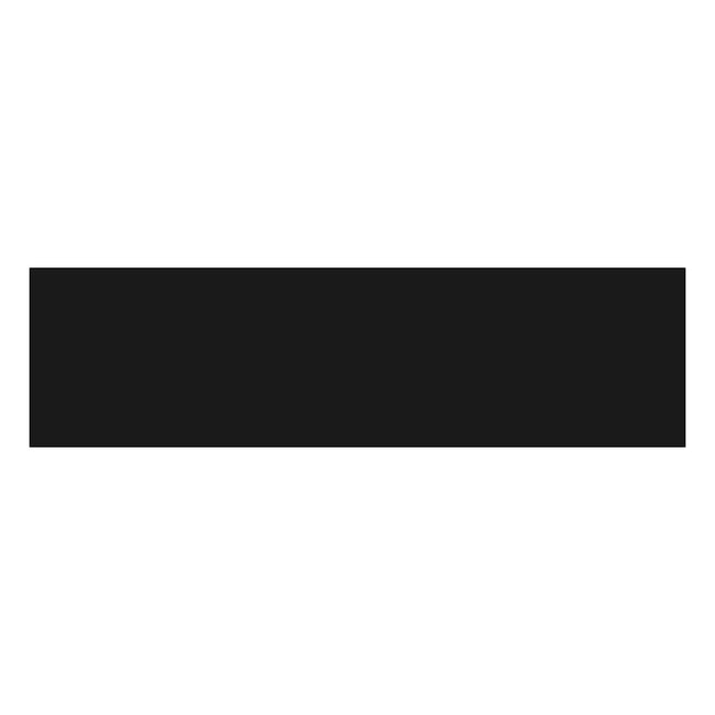 Blank black door sign 165x45mm - 1 pc