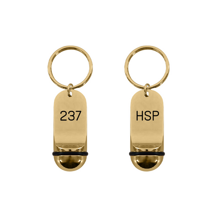 Petito hotel keychain gold engraved - 1 pc