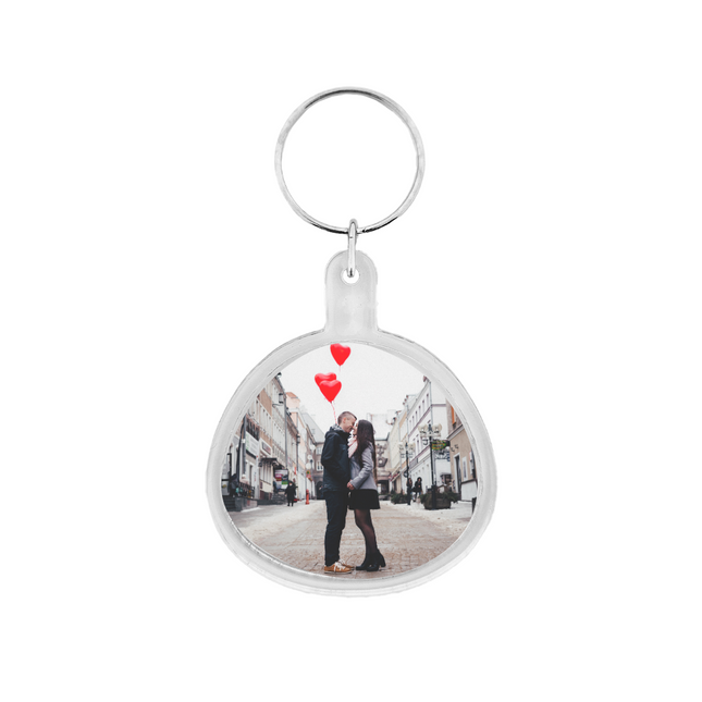 Reuleaux triangle photo keychain