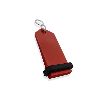 Midi Bumerang red hotel keychain engraved – 1 pc