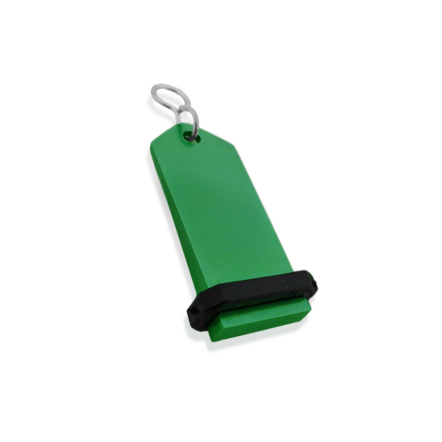 Midi Bumerang green hotel keychain engraved – 1 pc