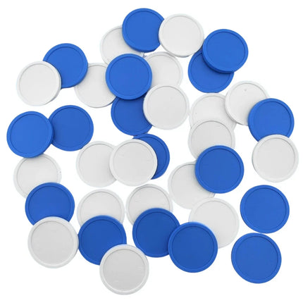 Blank plastic tokens Ø24mm – 100 pcs