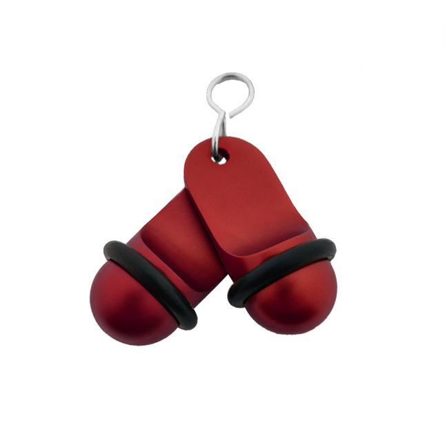 Mini Classic red hotel keychain engraved – 1 pc