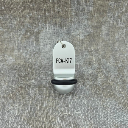 Mini Classic silver hotel keychain engraved – 1 pc