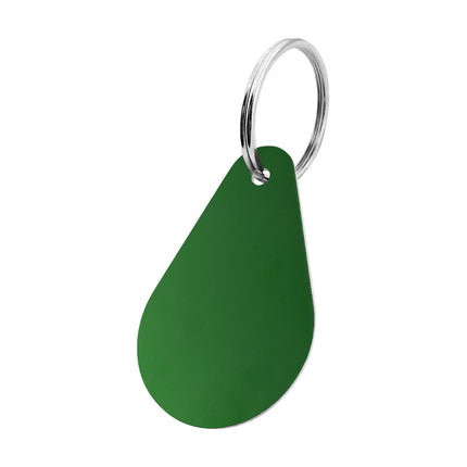Blank aluminum key tag 29x45mm - 1 pc