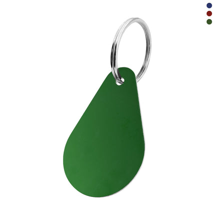 Blank aluminum key tag 29x45mm - 1 pc
