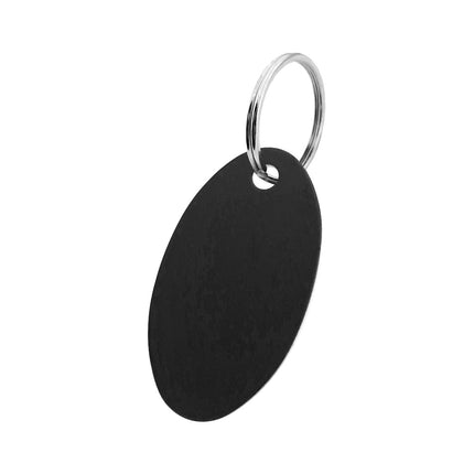 Blank aluminum key tag 24x40mm - 1 pc