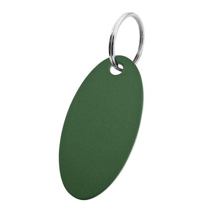 Blank aluminum key tag 25x50mm - 1 pc