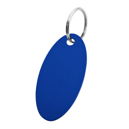 Blank aluminum key tag 25x50mm - 1 pc