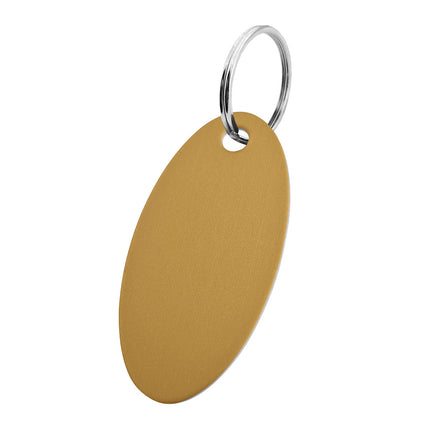 Blank aluminum key tag 25x50mm - 1 pc