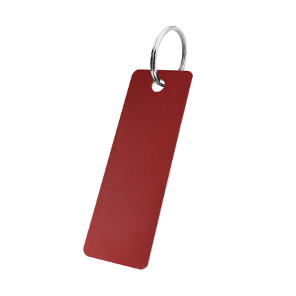 Blank aluminum key tag 25x70mm - 1 pc
