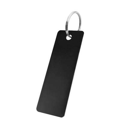 Blank aluminum key tag 25x70mm - 1 pc