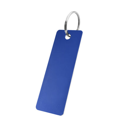 Blank aluminum key tag 25x70mm - 1 pc
