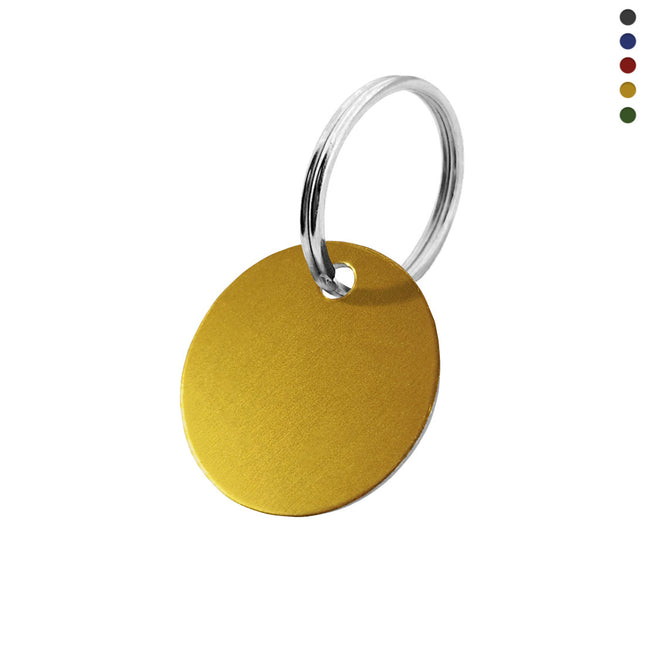 Blank aluminum key tag - 1 pc