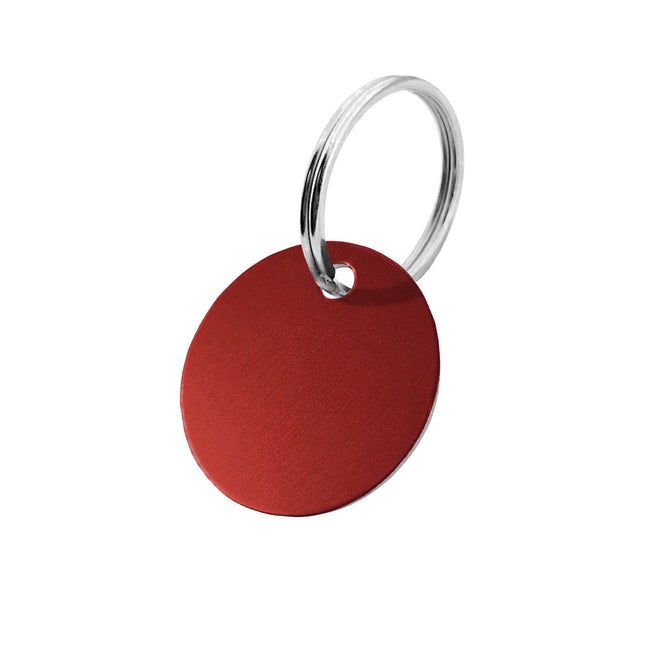 Blank aluminum key tag - 1 pc