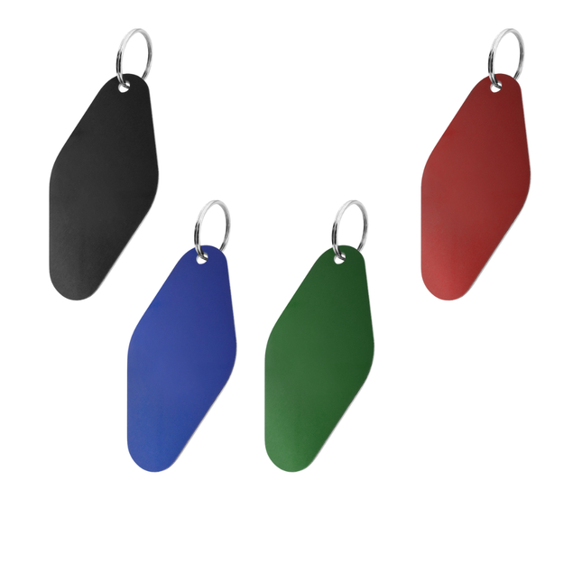 Aluminum key tag 44x88.5mm with number - 1 pc