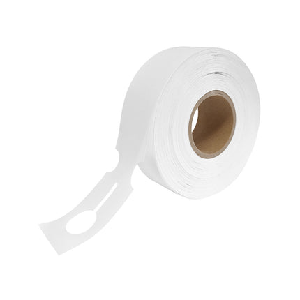 Loop-lock labels white HDPE 215x35mm