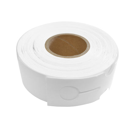 Loop lock labels white HDPE 215x35mm