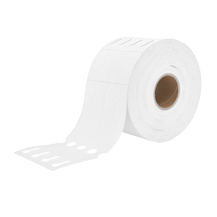 Loop lock labels white HDPE 250x25mm