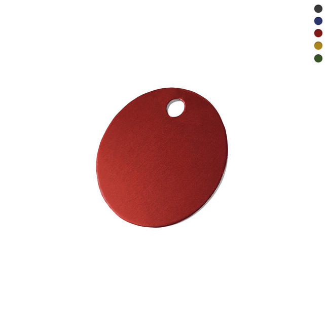 Blank aluminum tags for engraving - 1 pc