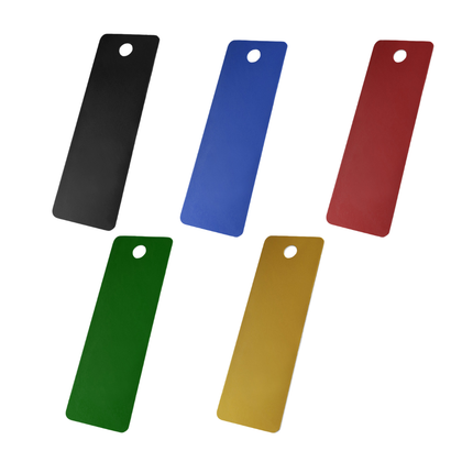 Aluminum ID tags with numbers - 1 pc