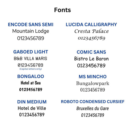 Empire hotel keychain engraved - 1 pc