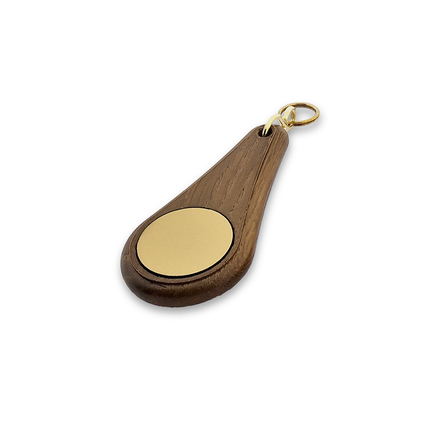 Oaky Drop dark brown hotel keychain – 1 pc