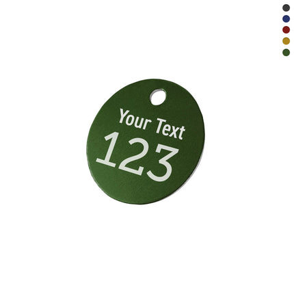 Valve labels with number and text - 1 pc