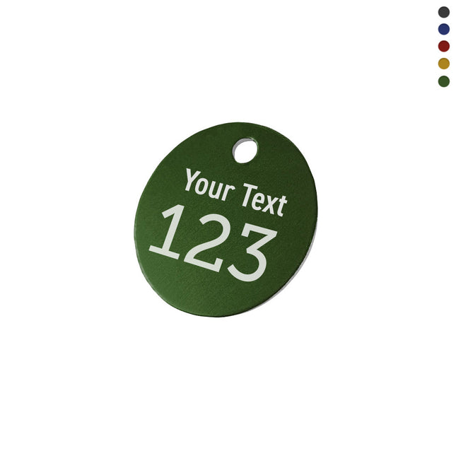 Valve labels with number and text - 1 pc