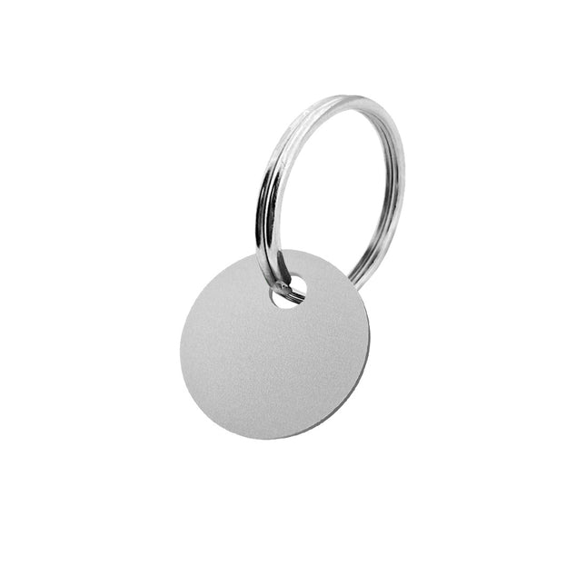 Blank aluminum key tag 20mm – 1 pc
