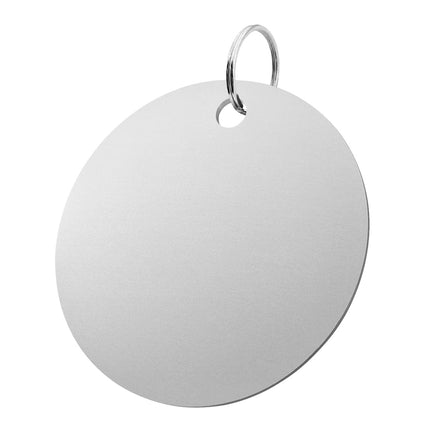 Blank aluminum key tag 80mm – 1 pc