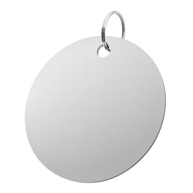 Blank aluminum key tag 80mm – 1 pc