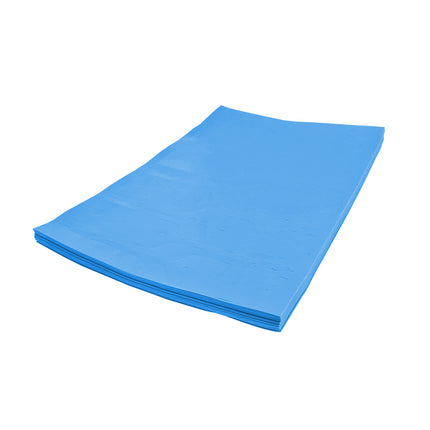 Loop-lock labels blue HDPE 190x37mm