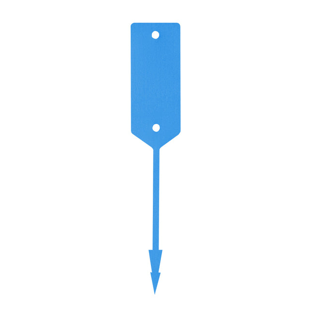 Self-locking key tags blue HDPE 190x37mm