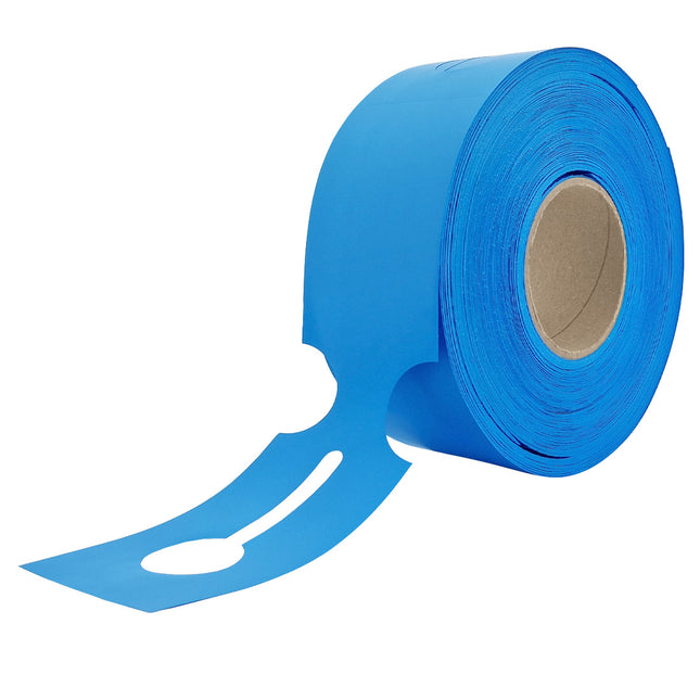 Loop-lock labels blue HDPE 273.5x80mm