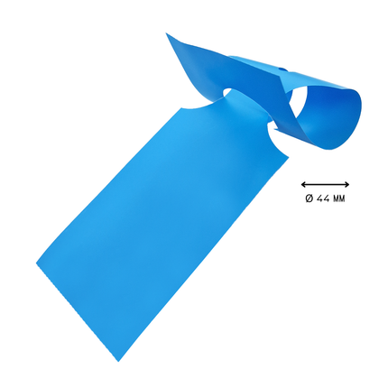 Loop lock labels blue HDPE 273,5x80mm