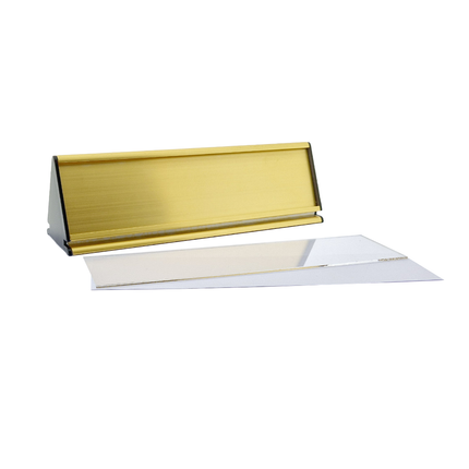Custom name plate Prestige gold - 1 pc