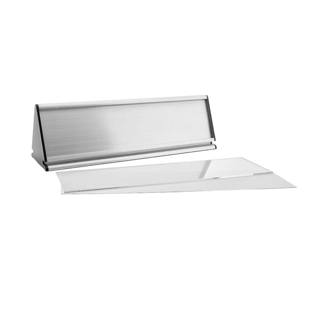 Custom name plate Prestige silver - 1 pc