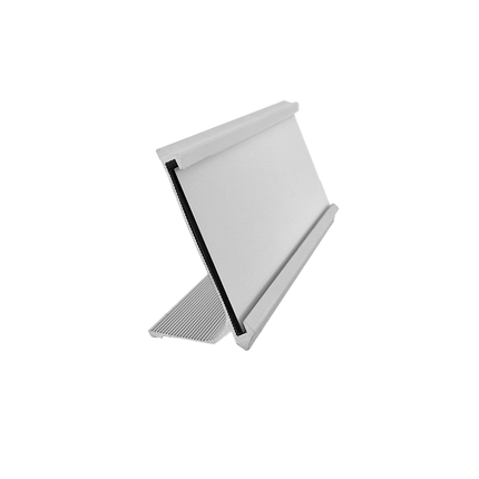 Custom name plate Titan silver - 1 pc