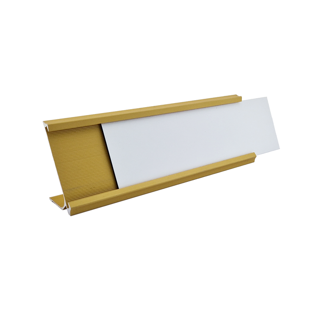 Custom name plate Titan gold - 1 pc