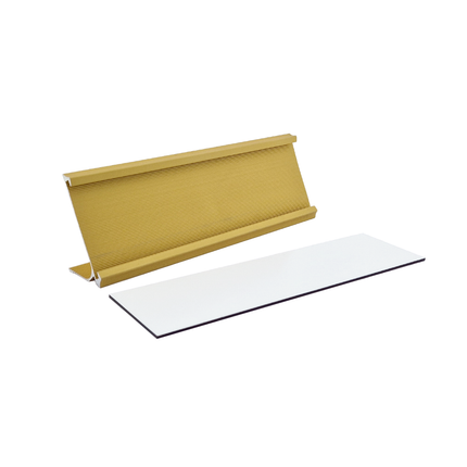 Custom name plate Titan gold - 1 pc