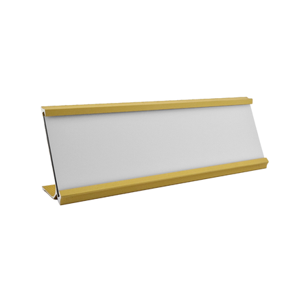Custom name plate Titan gold - 1 pc